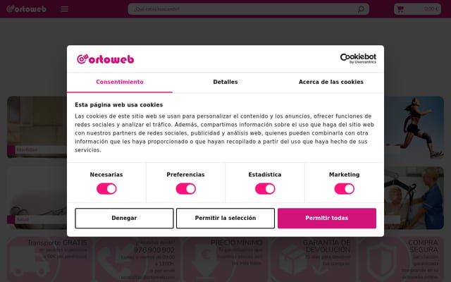 Screenshot of ortoweb.com