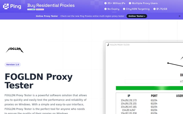 Screenshot of fogldn.com