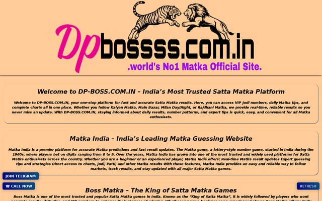 Screenshot of bossmatka.org