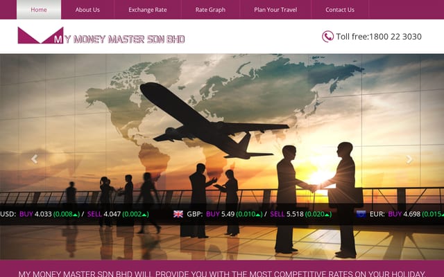 Screenshot of mymoneymaster.com.my