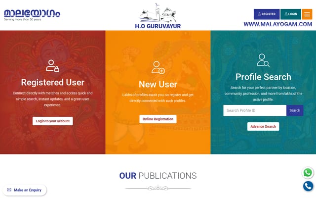 Screenshot of malayogam.com