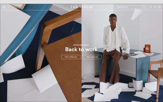 Screenshot of themasie.com
