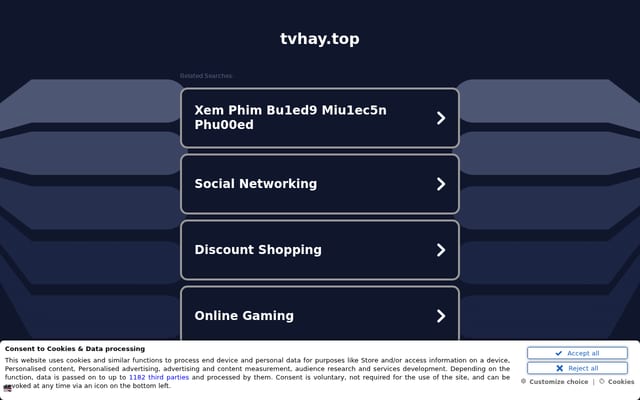 Screenshot of tvhay.top