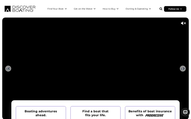 Screenshot of discoverboating.com