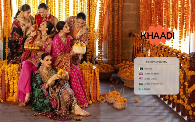 Screenshot of khaadi.com