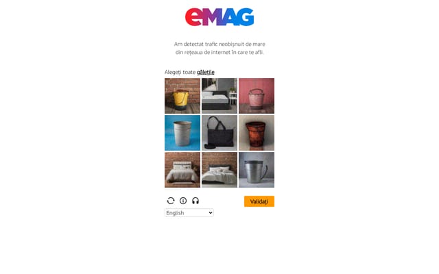 Screenshot of emag.ro