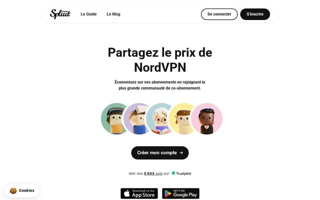 Screenshot of spliiit.com