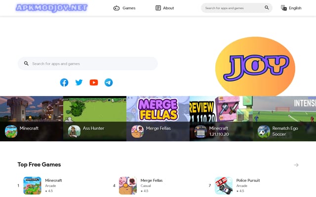 Screenshot of apkmodjoy.com