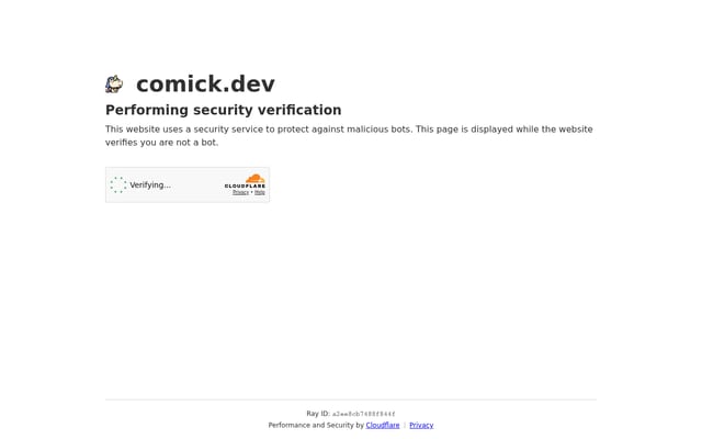 Screenshot of comick.io