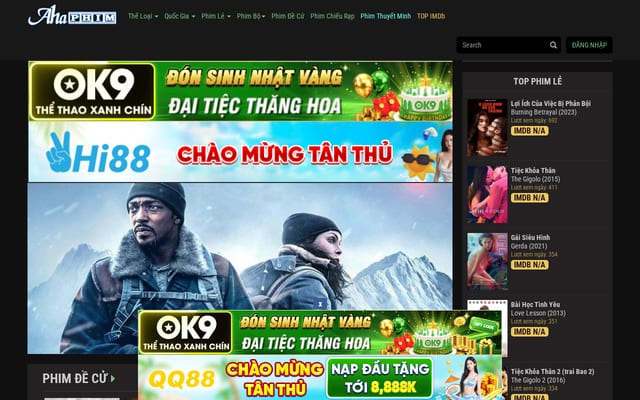 Screenshot of ahaphimz.com