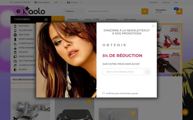 Screenshot of ekoolo.cm