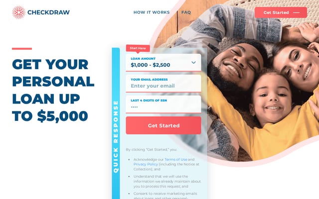 Screenshot of checkdraw.com