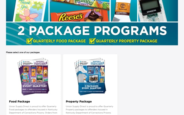 Screenshot of kyinmatepackage.com