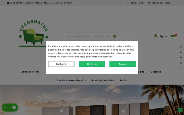 Screenshot of decornatur.es