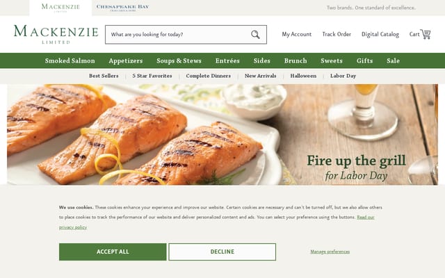 Screenshot of mackenzieltd.com