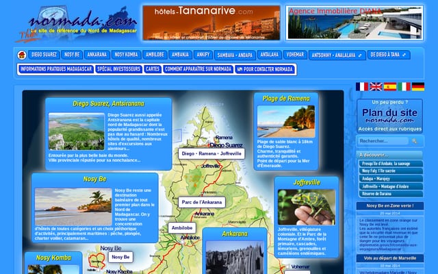 Screenshot of normada.com
