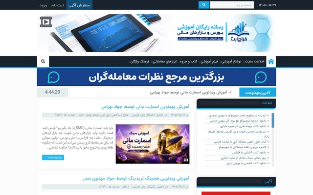 Screenshot of farachart.com