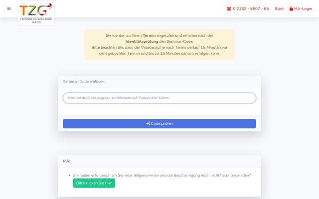 Screenshot of gotzg.de
