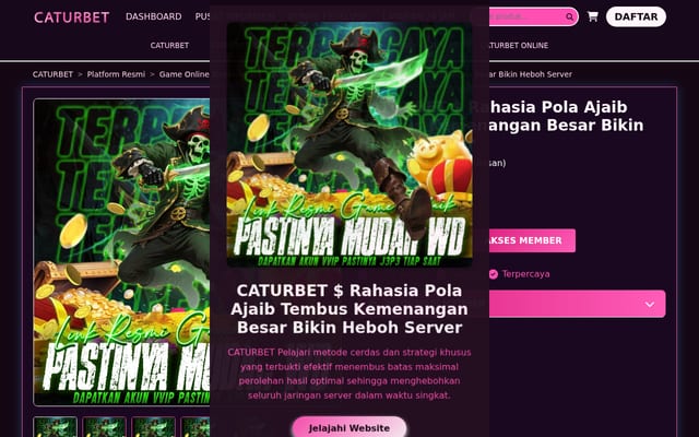 Screenshot of caturbet.com