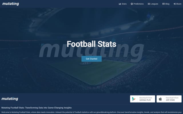 Screenshot of mutating.com