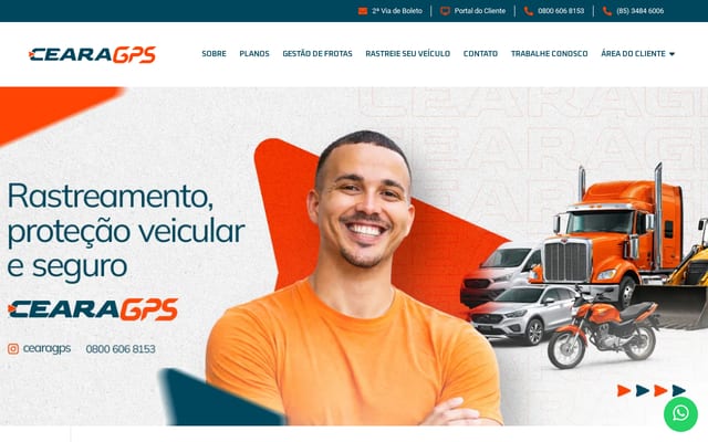 Screenshot of cearagps.com.br