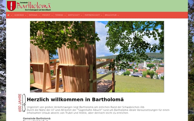 Screenshot of bartholomae.de