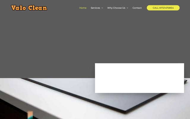 Screenshot of valoclean.com