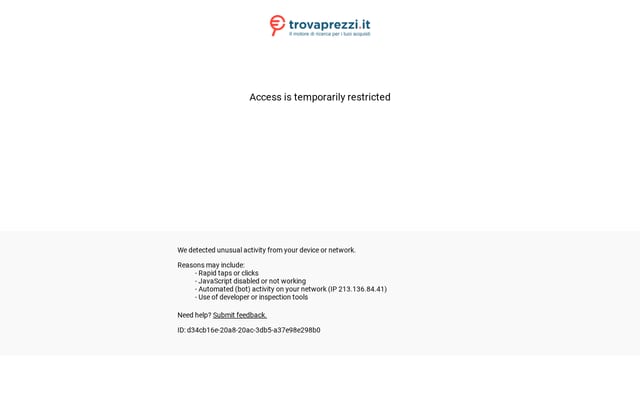 Screenshot of trovaprezzi.it