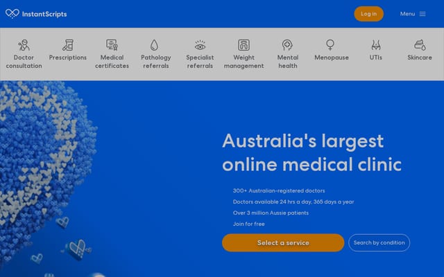 Screenshot of instantscripts.com.au