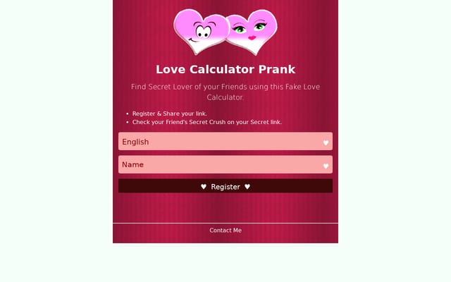 Screenshot of lovecalculator.site