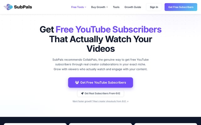 Screenshot of subpals.com