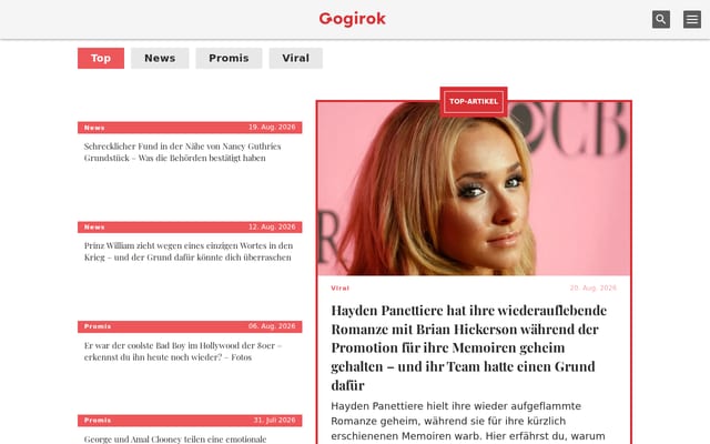 Screenshot of gogirok.com