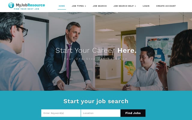 Screenshot of myjobresource.com
