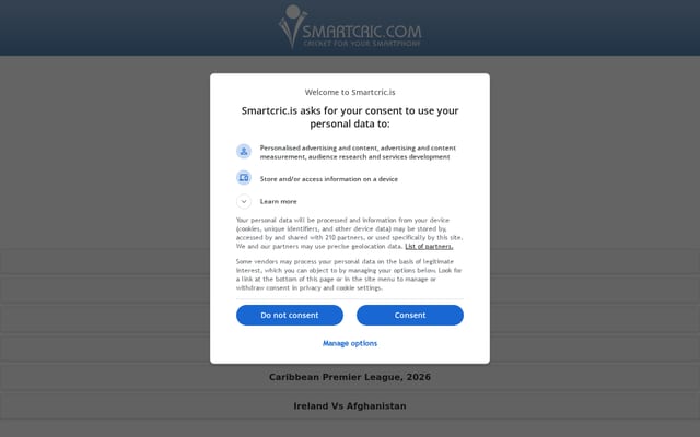 Screenshot of smartcric.is