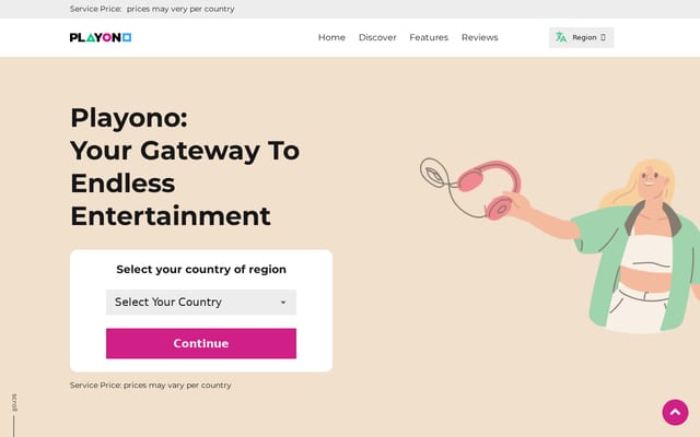 Screenshot of playono.com