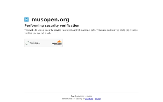 Screenshot of musopen.org