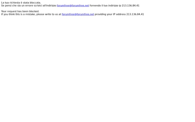 Screenshot of forumfree.it