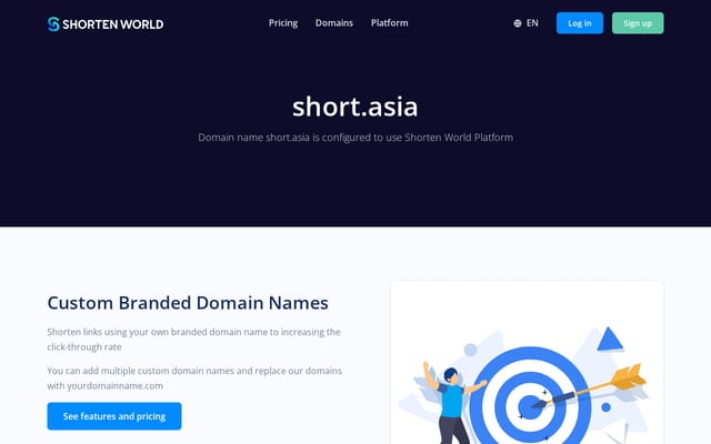 Screenshot of short.asia