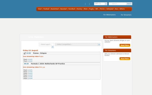 Screenshot of drakulastream.tv