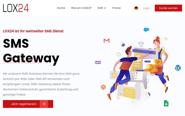 Screenshot of sms-revolution.ch