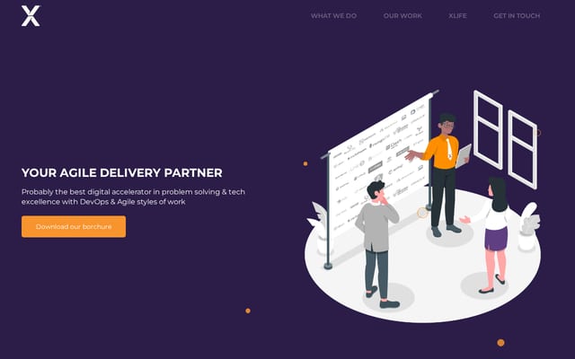 Screenshot of x-hub.io