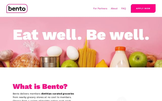 Screenshot of gobento.com