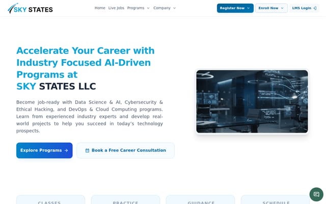 Screenshot of skystates.us