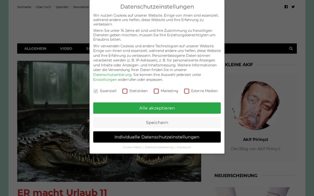 Screenshot of der-kleine-akif.de