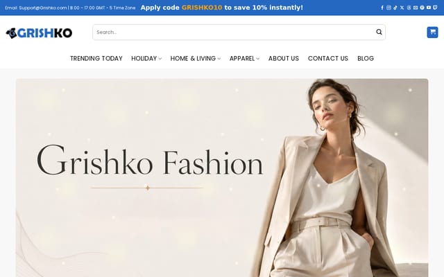 Screenshot of grishko.com