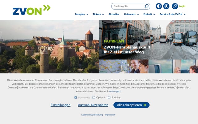 Screenshot of zvon.de