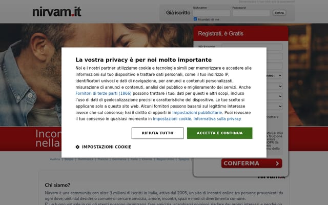 Screenshot of nirvam.it