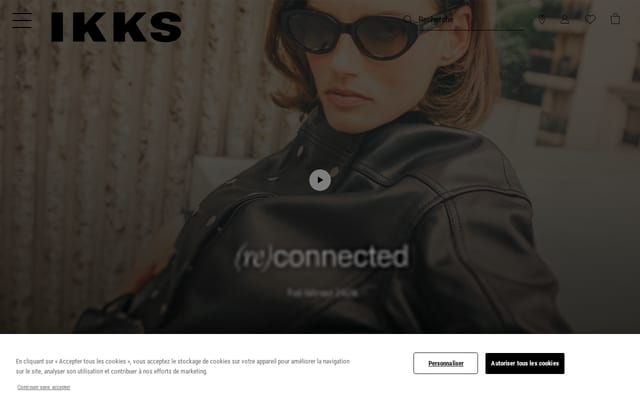 Screenshot of ikks.com