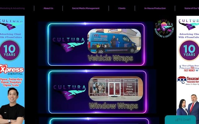 Screenshot of culturagency.com