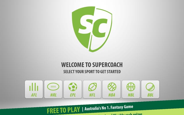 Screenshot of supercoach.com.au